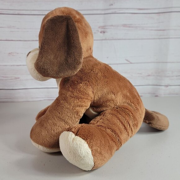 Build a Bear Puppy Dog Plush Brown 12" Sits Smiling Floppy Ears Retired 2010 - Picture 3 of 11